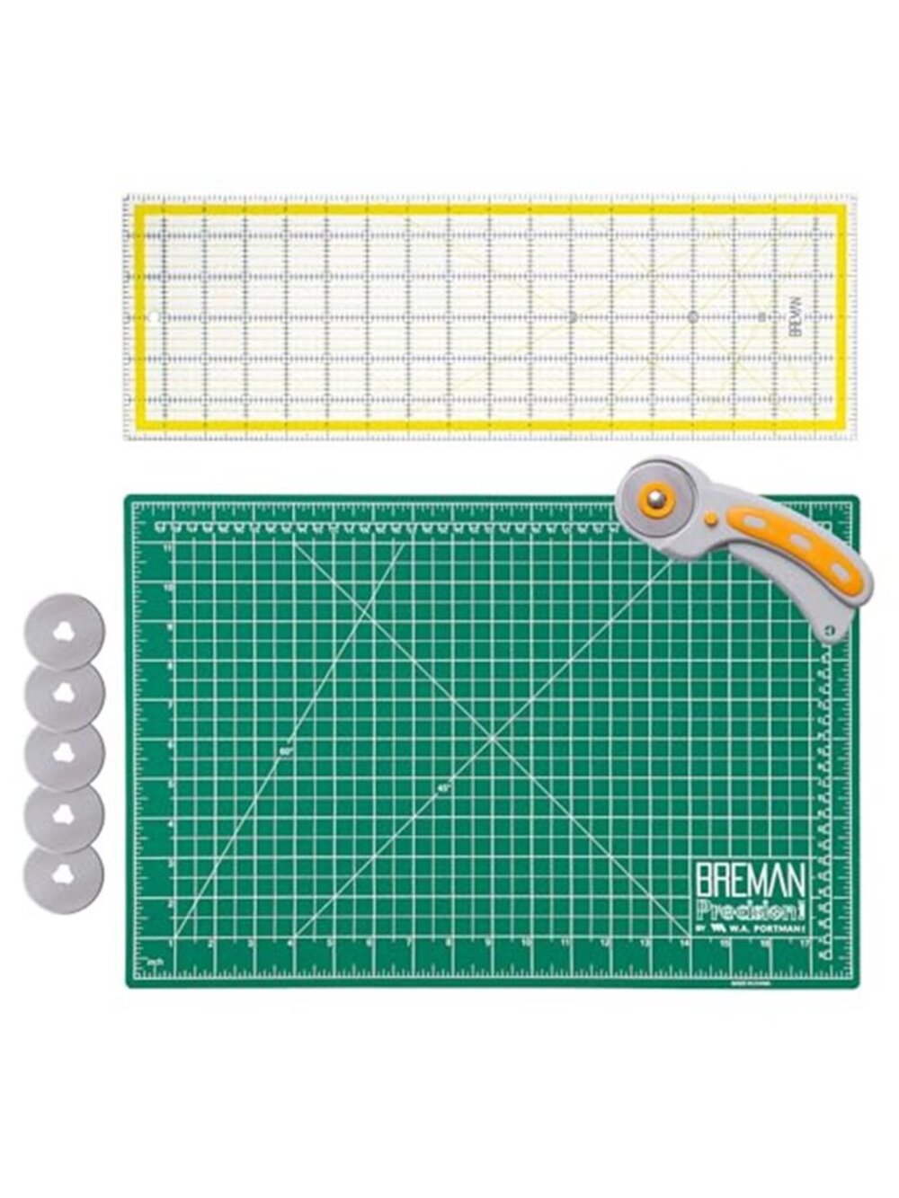 Self Healing Cutting Mat & Rotary Cutter Set 45mm Rotary Cutter for Fabric